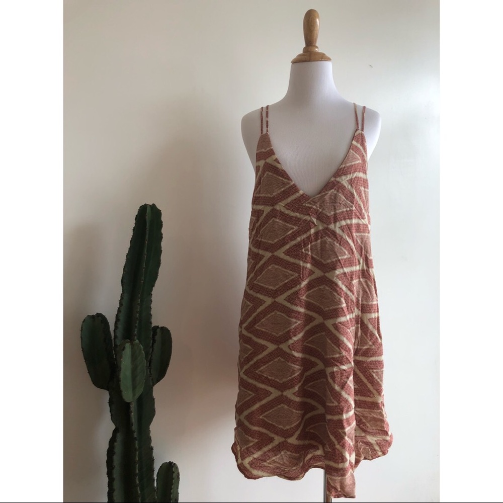 Orange/rust patterned sundress